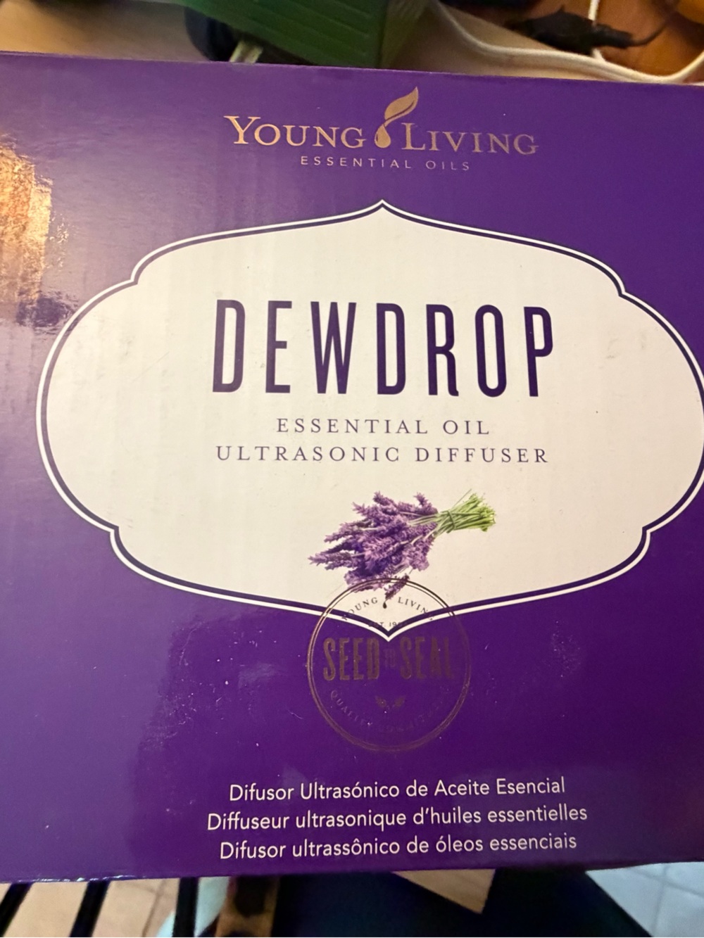 Young Living dewdrop ultrasonic Aromatherapy Diffuser! New!
